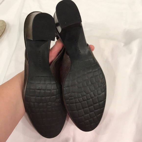 ROCKPORT adiPRENE -Adidas leather block heel pump - Picture 7 of 8